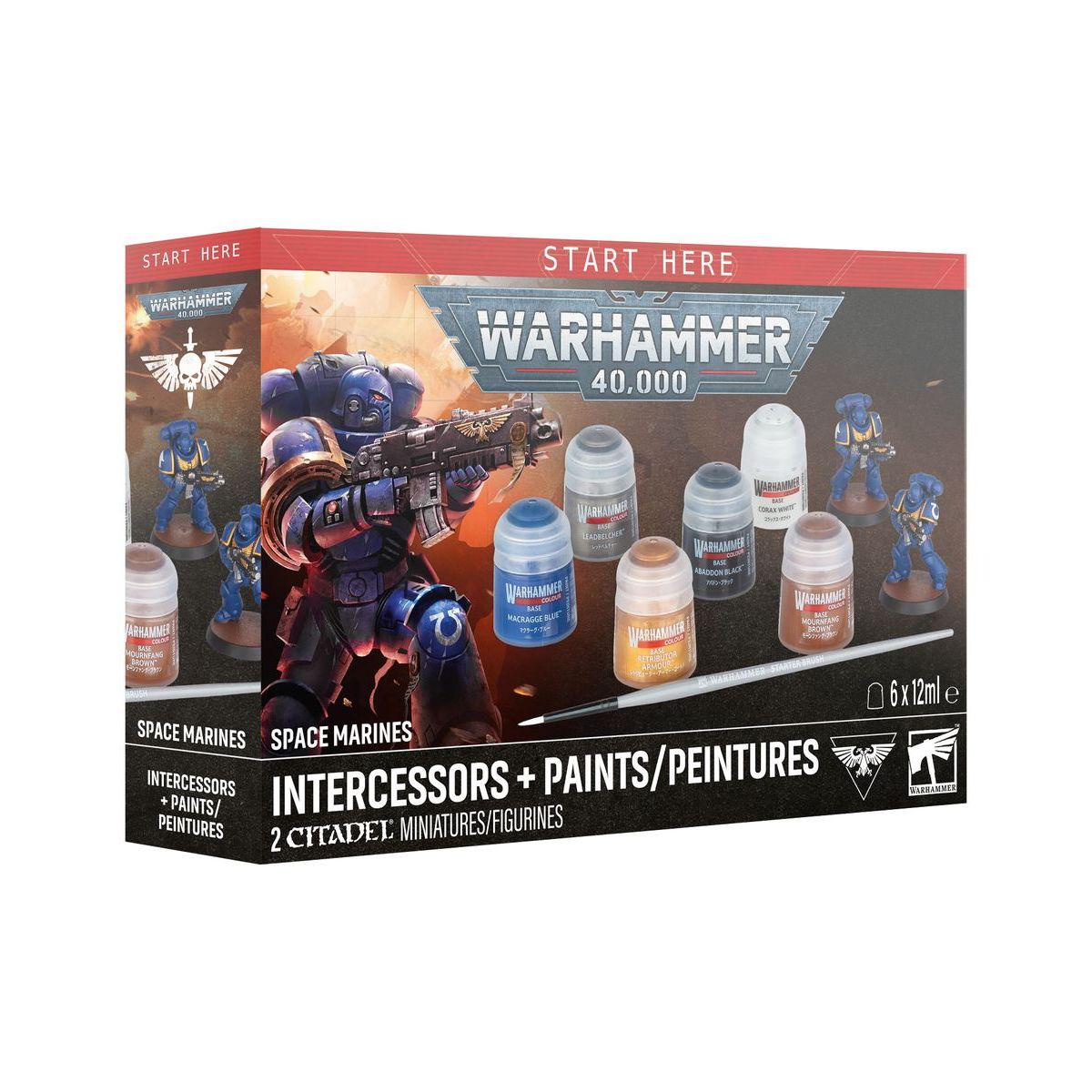 Warhammer 40K: Space Marines - Intercessors + Paints [60-11]
