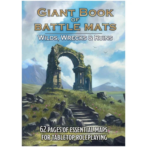 Giant Book of Battle Mats: Wilds, Wrecks, & Ruins (Pre-Order)