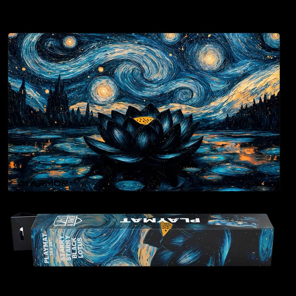 Ai Armor - Starry Starry Black Lotus 14x24"