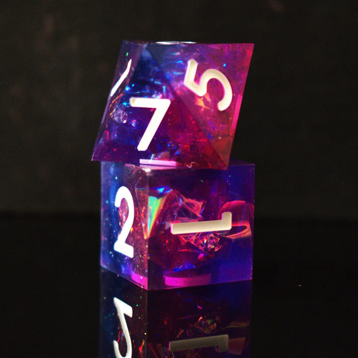 Misty Mountain - Thunderwave Sharp-Edged - 7-set Resin Dice