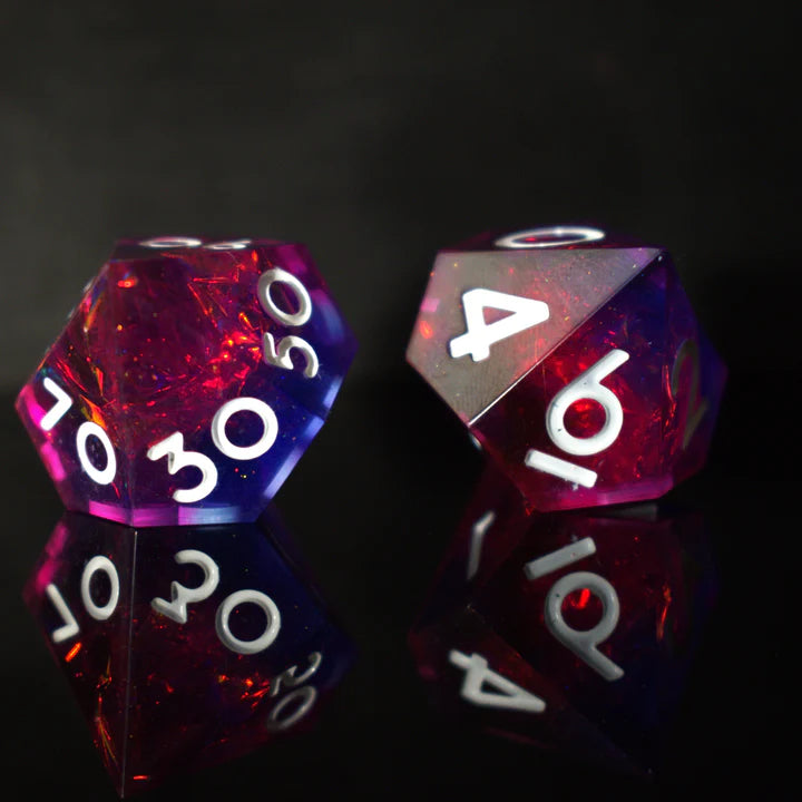 Misty Mountain - Thunderwave Sharp-Edged - 7-set Resin Dice