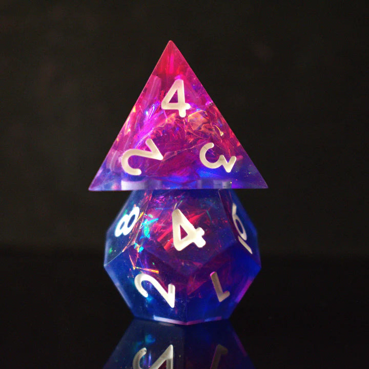 Misty Mountain - Thunderwave Sharp-Edged - 7-set Resin Dice
