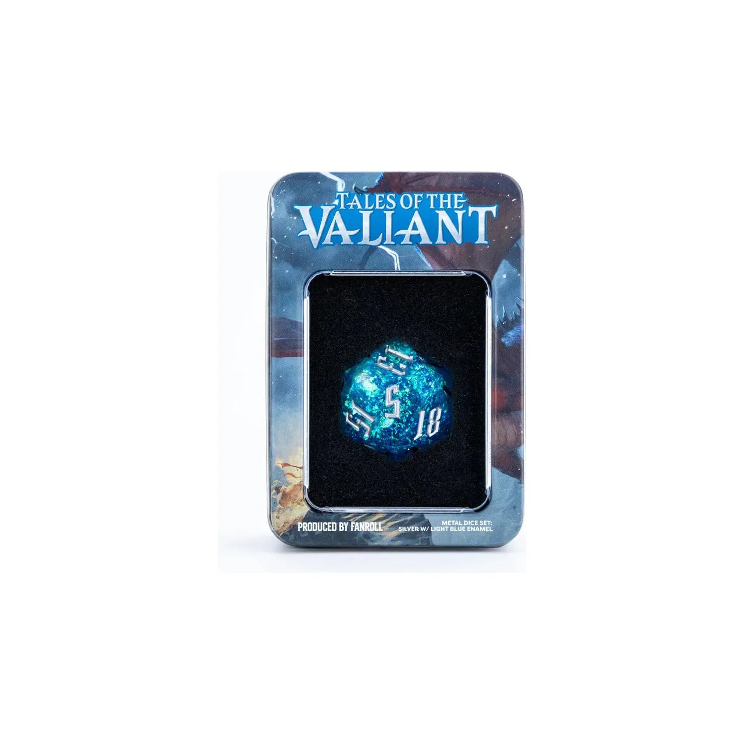 Tales of the Valiant RPG: 35 mm Blue Sharp Edge Mega d20 (Pre-Order)