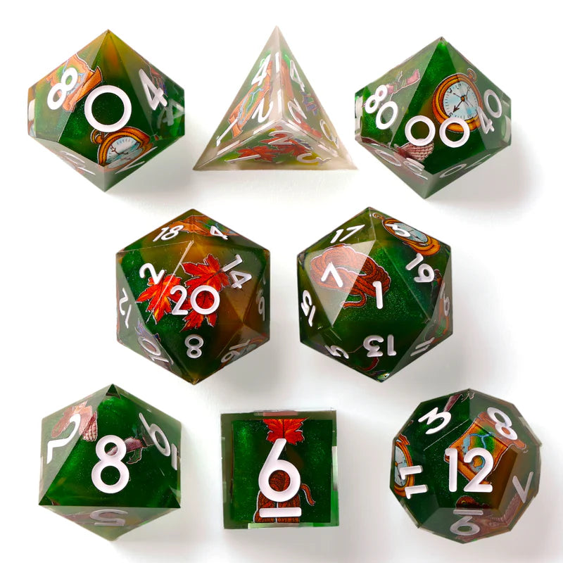 Baron of Dice: The Ranger - Premium 8 Piece Polyhedral RPG Dice Set