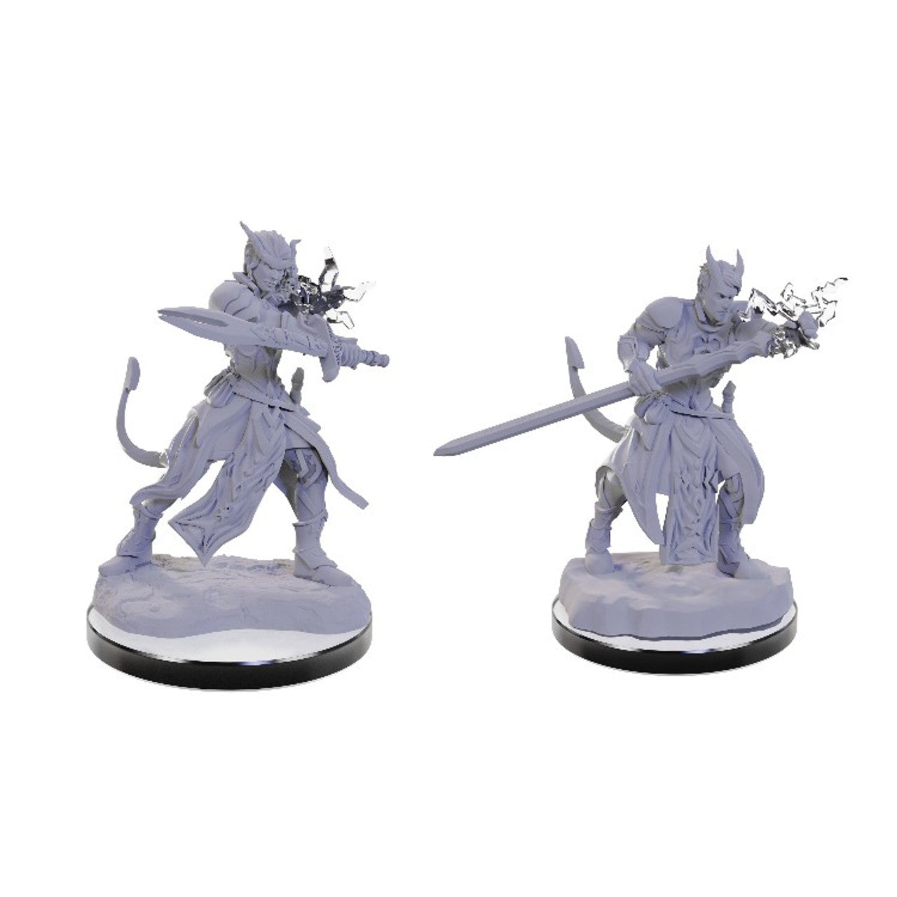 W22 Tiefling Warlocks Miniatures