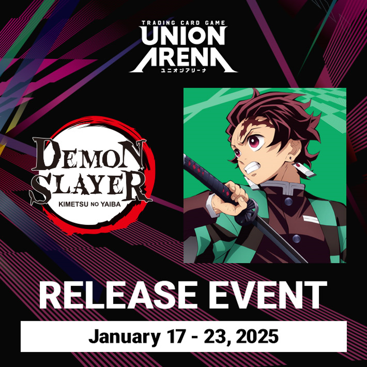 [Jan] Union Arena Demon Slayer Release Tournament (Gold)