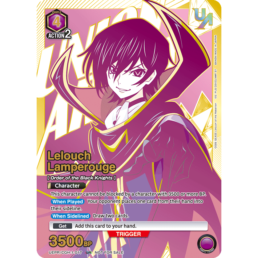 1/5 Union Arena Rare Battle CODE GEASS Tournament - 3PM