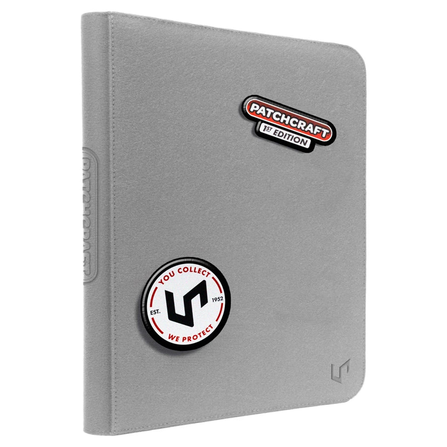 Ultra Pro: Patchcraft: PRO Zippered Binder 9-Pocket: Grey