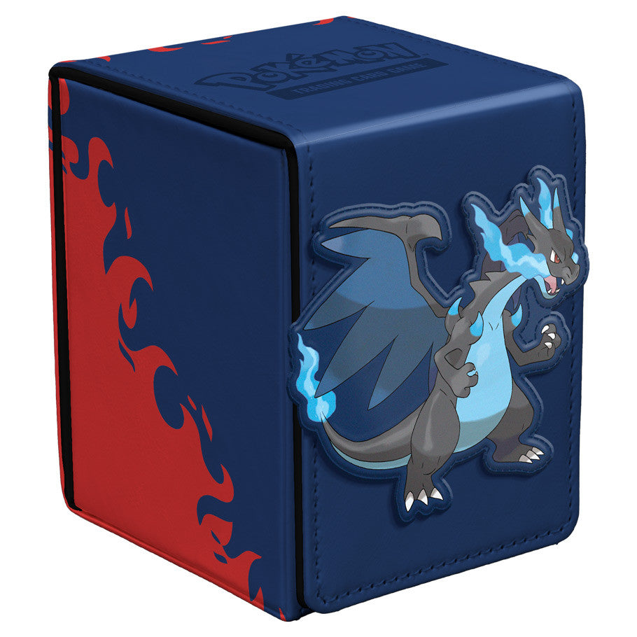 Ultra PRO Pokémon: Mega Charizard X 100+ Alcove Flip Deck Box