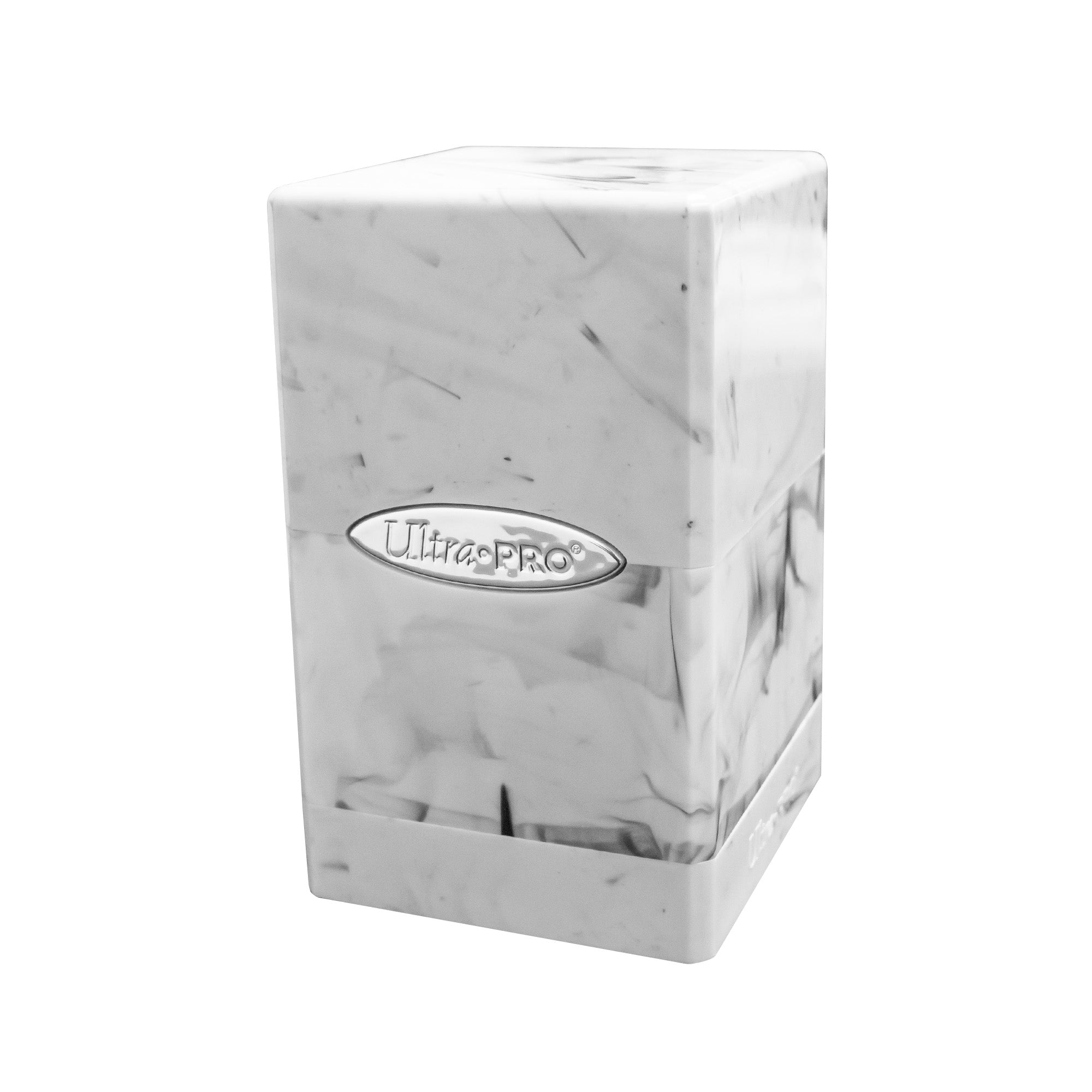 White/Black Marble Satin Tower