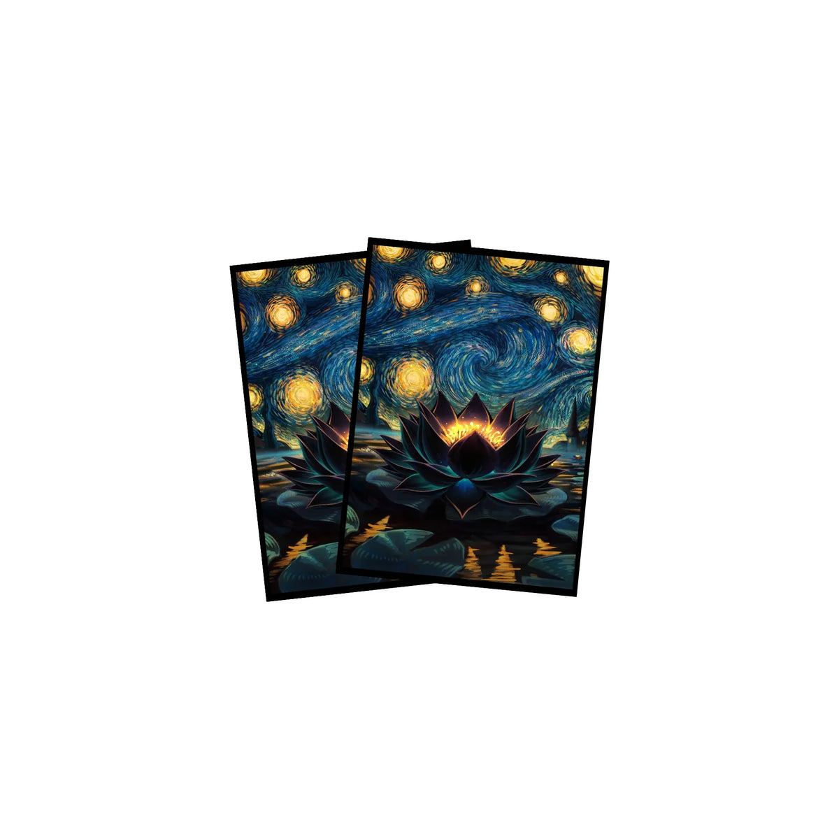 Realm Guard: Graphene Art Sleeves - Starry Starry Black Lotus Enhanced