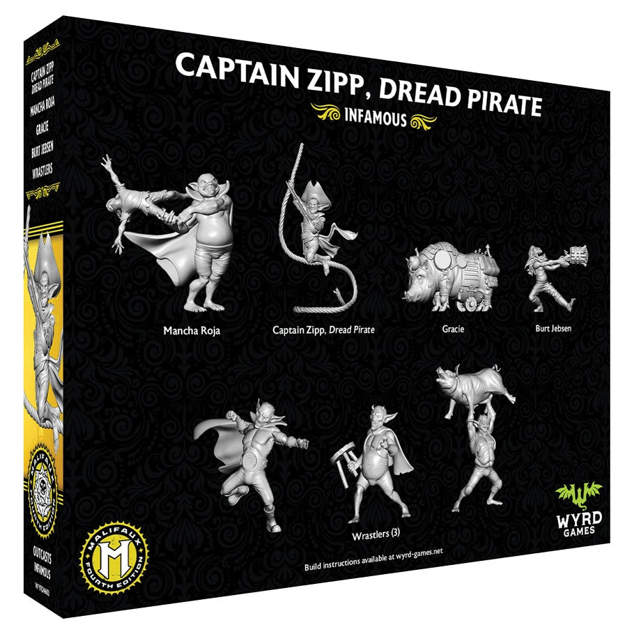 Malifaux 4th Edition: Captain Zipp, Dread Pirate