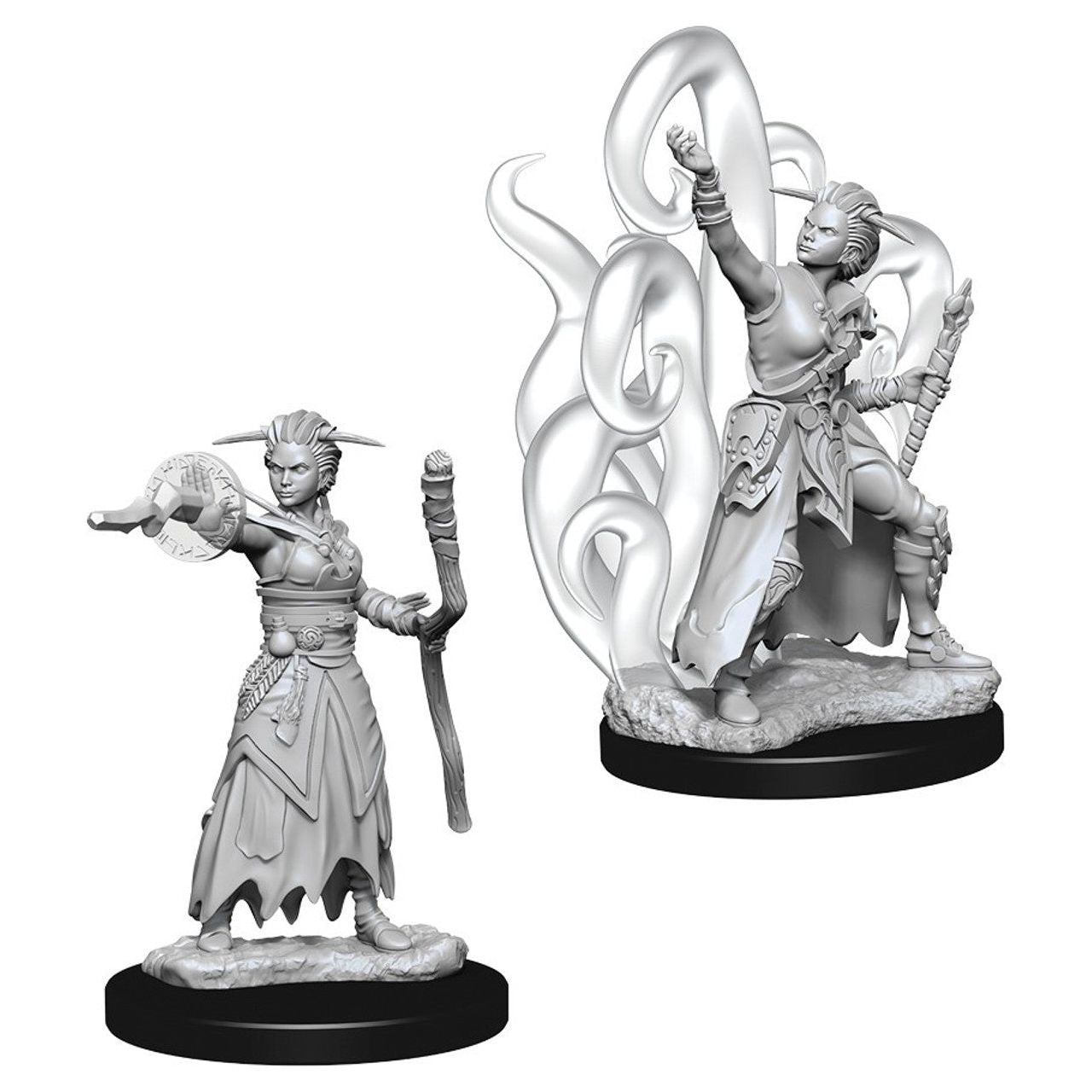 W10 Female Human Warlock Miniatures