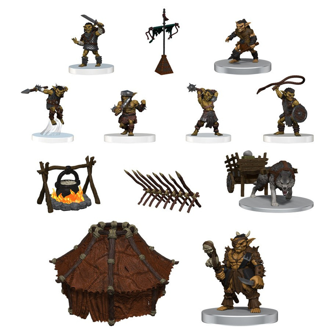 Icons of the Realms: Adventure in a Box - Goblin Camp Miniatures