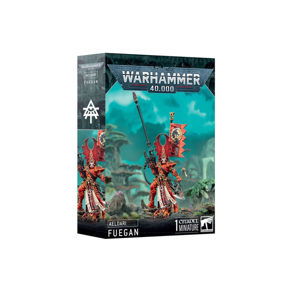 Warhammer 40,000 Aeldari Phoenix Lord Fuegan Plastic Model Kit - 18 Components, 40mm Base