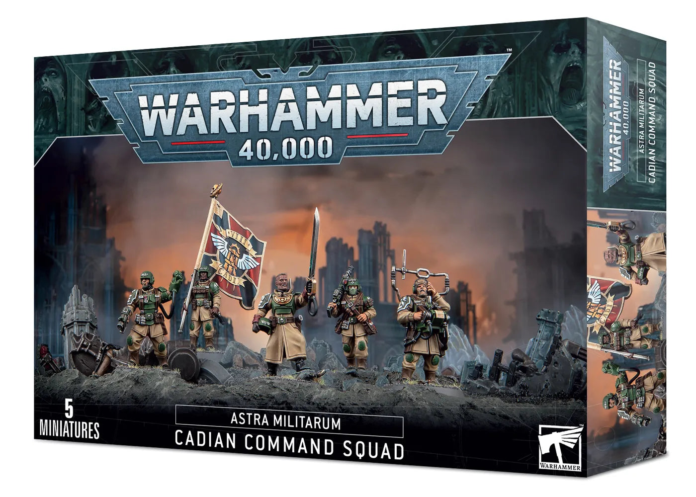 Warhammer 40K: Astra Militarum - Cadian Command Squad [47-09]