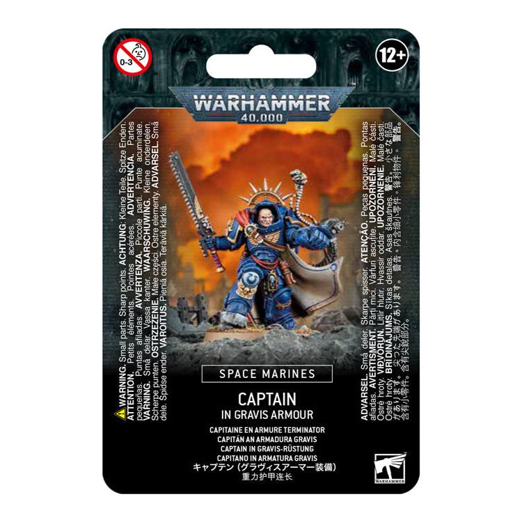 Warhammer 40K: Space Marines – Captain in Gravis Armour [48-70]