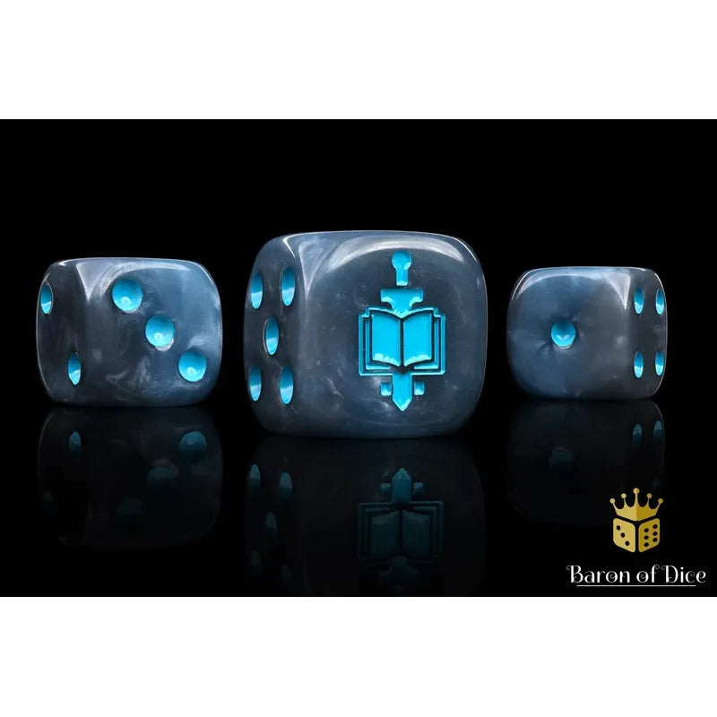 Baron of Dice: Warrior Knights Round Wargaming D6 Set 25c