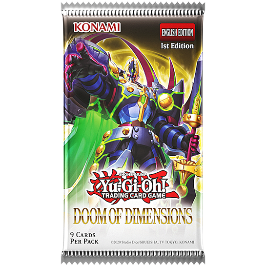 Yu-Gi-Oh! CCG: Doom of Dimensions Booster (Preorder Expected Release: 09/26/2025)