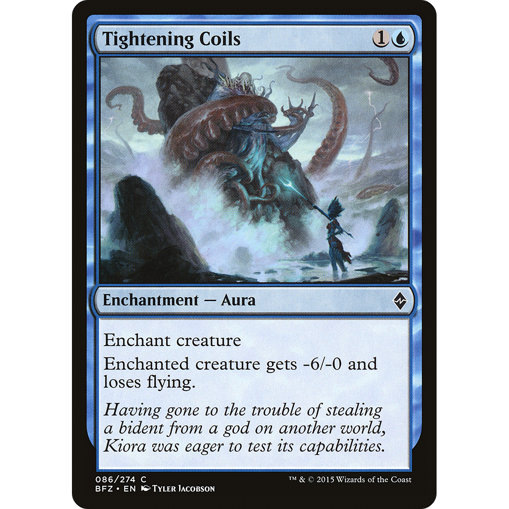 Tightening Coils (BFZ-086) - Battle for Zendikar
