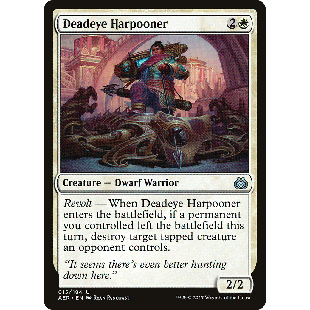 Deadeye Harpooner (AER-015) - Aether Revolt
