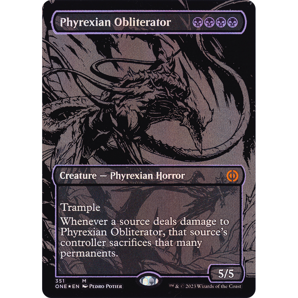 Phyrexian Obliterator (ONE-351) - Phyrexia: All Will Be One (Borderless) Foil