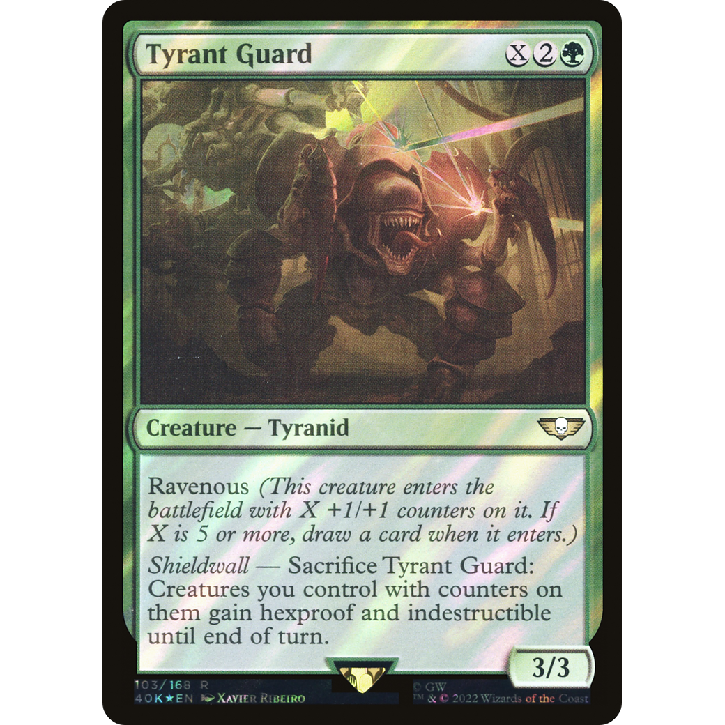 Tyrant Guard (40K-103) - Warhammer 40,000 Commander Foil