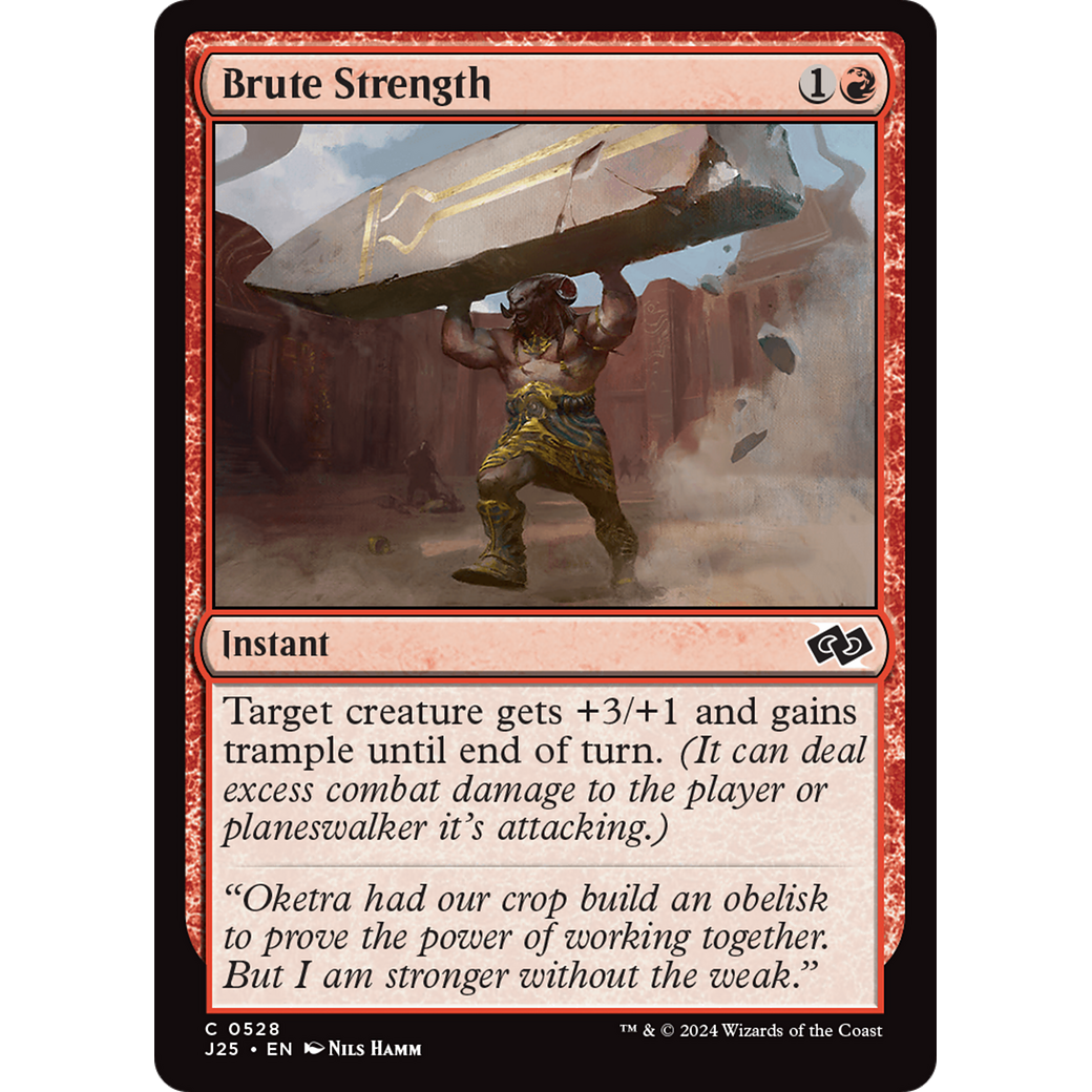 Brute Strength (J25-528) - Foundations Jumpstart