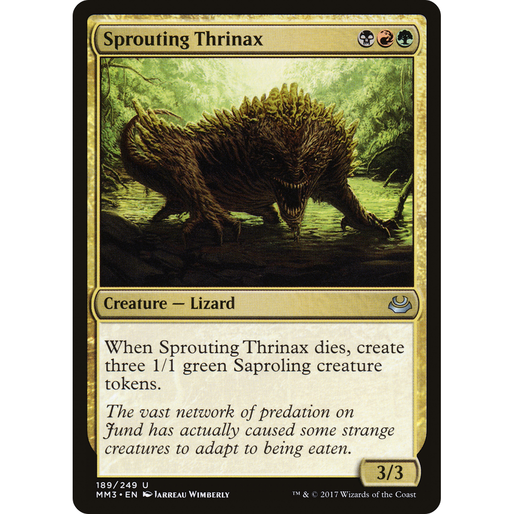 Sprouting Thrinax (MM3-189) - Modern Masters 2017 Foil