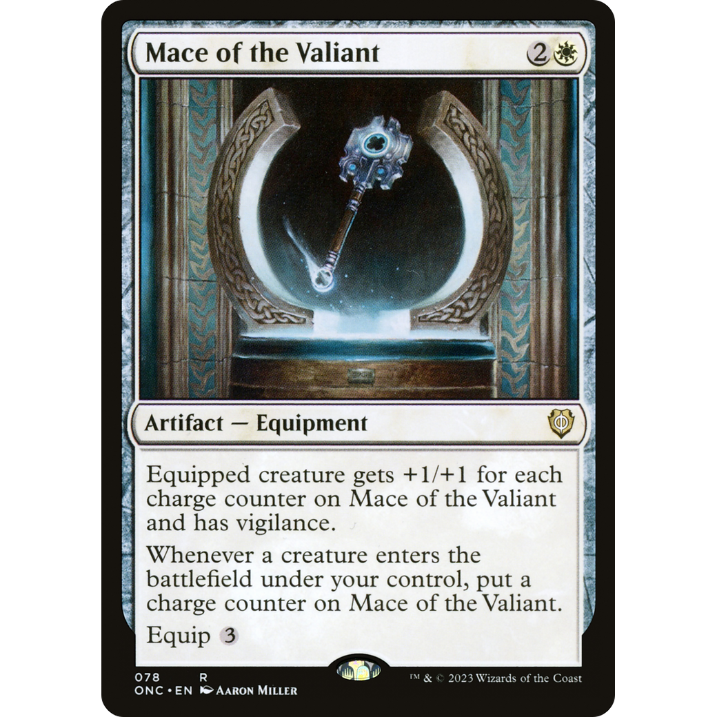 Mace of the Valiant (ONC-078) - Phyrexia: All Will Be One Commander