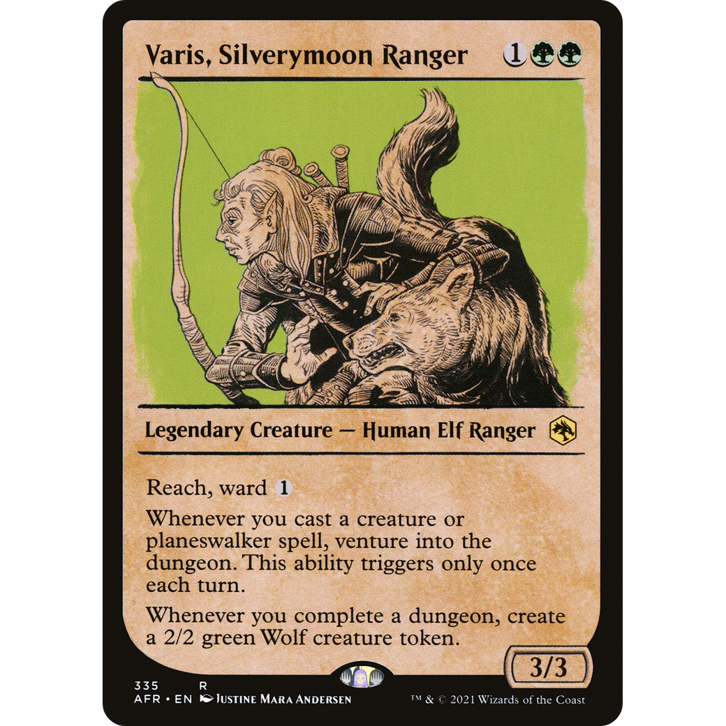 Varis, Silverymoon Ranger (Showcase) (AFR-335) - Adventures in the Forgotten Realms: (Showcase)