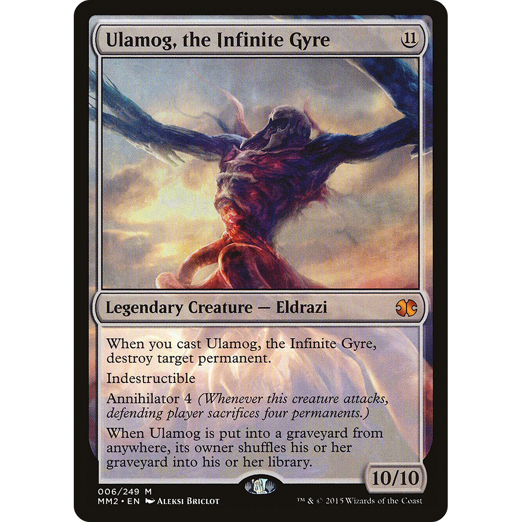 Ulamog, the Infinite Gyre (MM2-006) - Modern Masters 2015