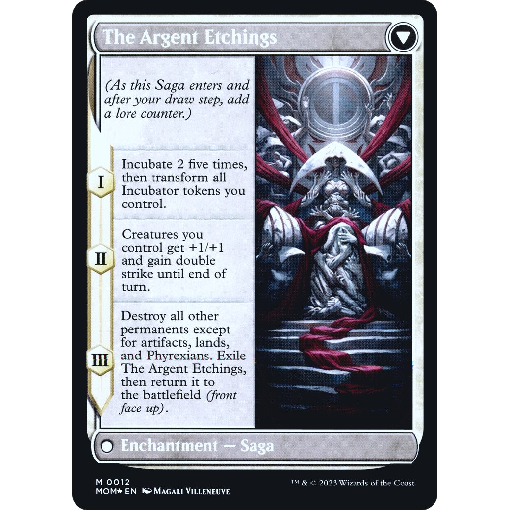 Elesh Norn // The Argent Etchings (PRE-12S) - March of the Machine Promos Foil
