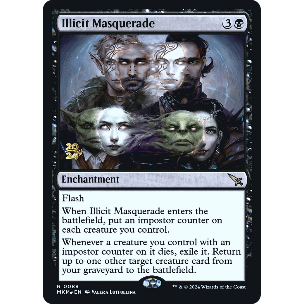 Illicit Masquerade (PRE-88S) - Murders at Karlov Manor Promos Foil