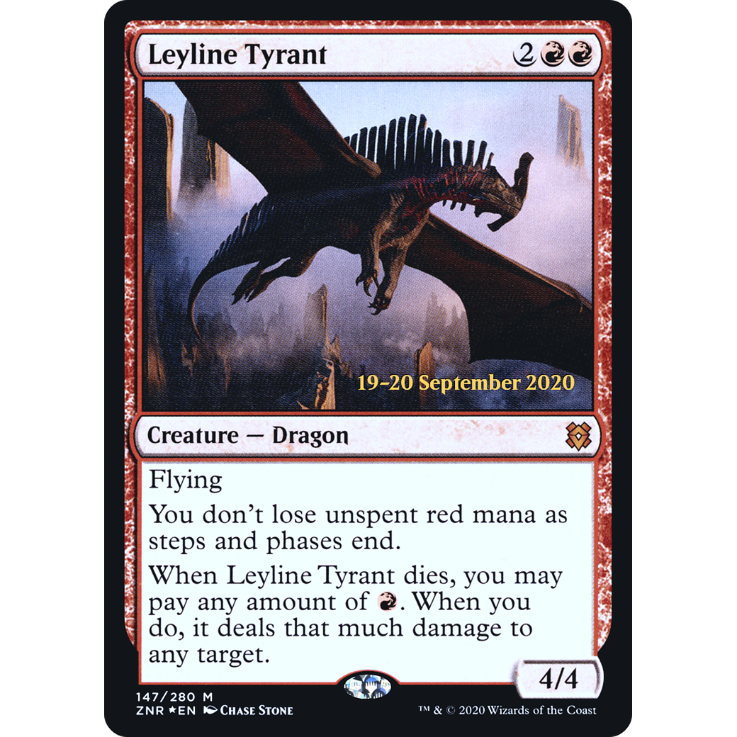 Leyline Tyrant (PRE-147) - Zendikar Rising Promos Foil