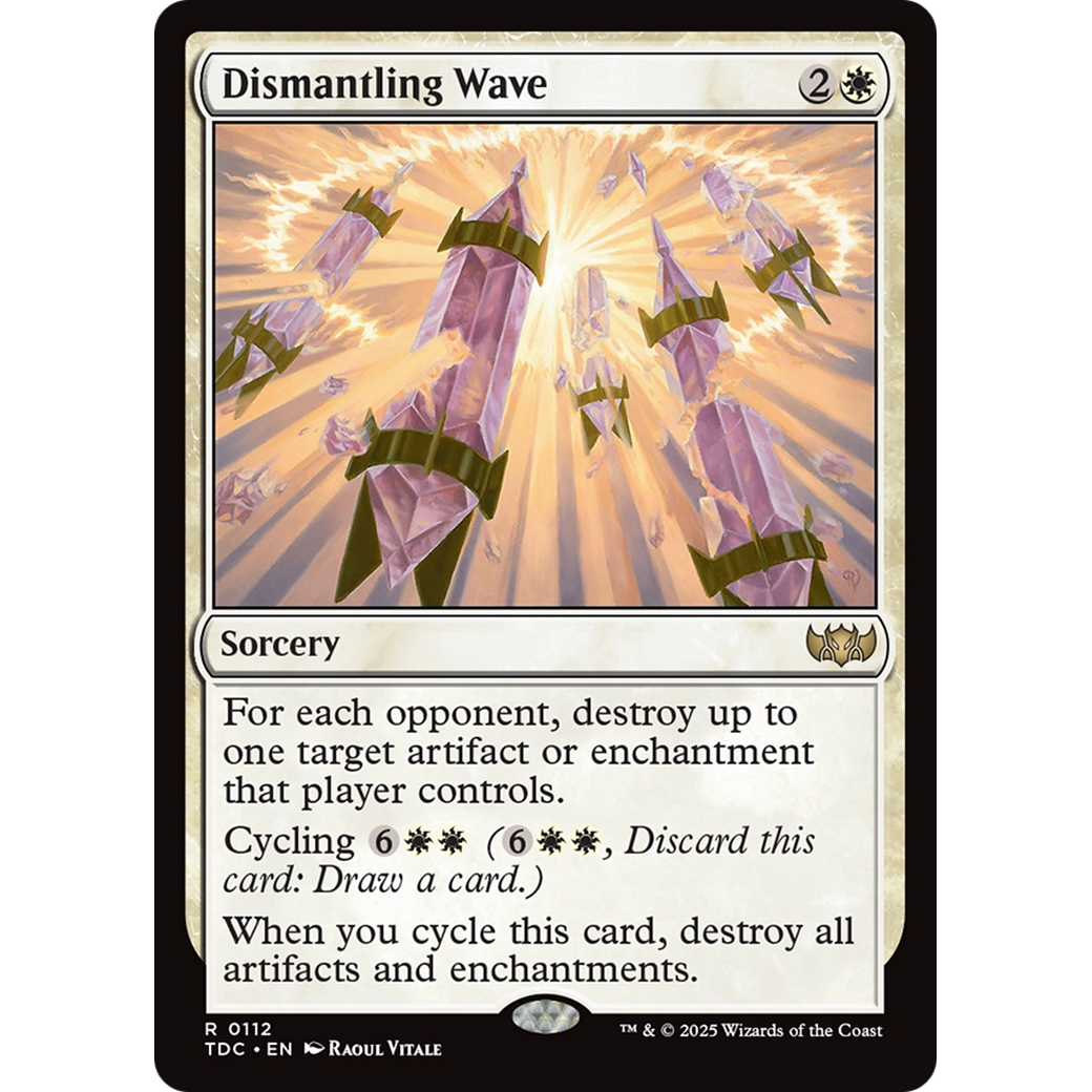 Dismantling Wave (TDC-112) - Commander: Tarkir: Dragonstorm