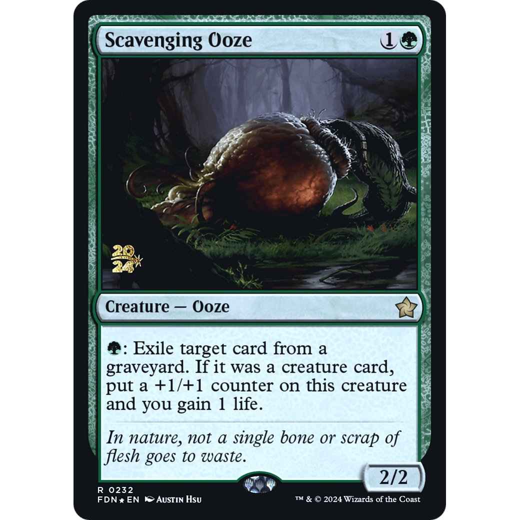 Scavenging Ooze (PRE-232S) - Foundations Promos Foil