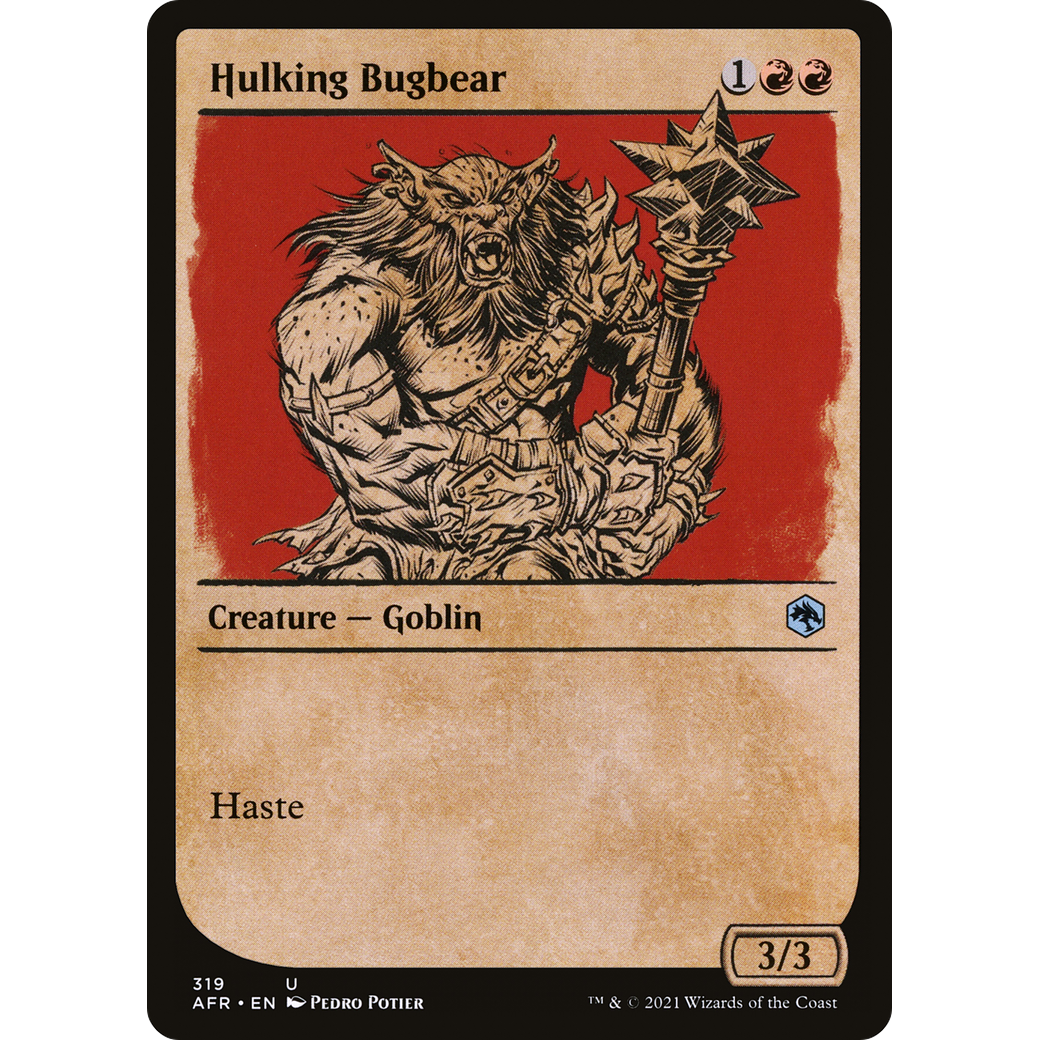 Hulking Bugbear (Showcase) (AFR-319) - Adventures in the Forgotten Realms: (Showcase)