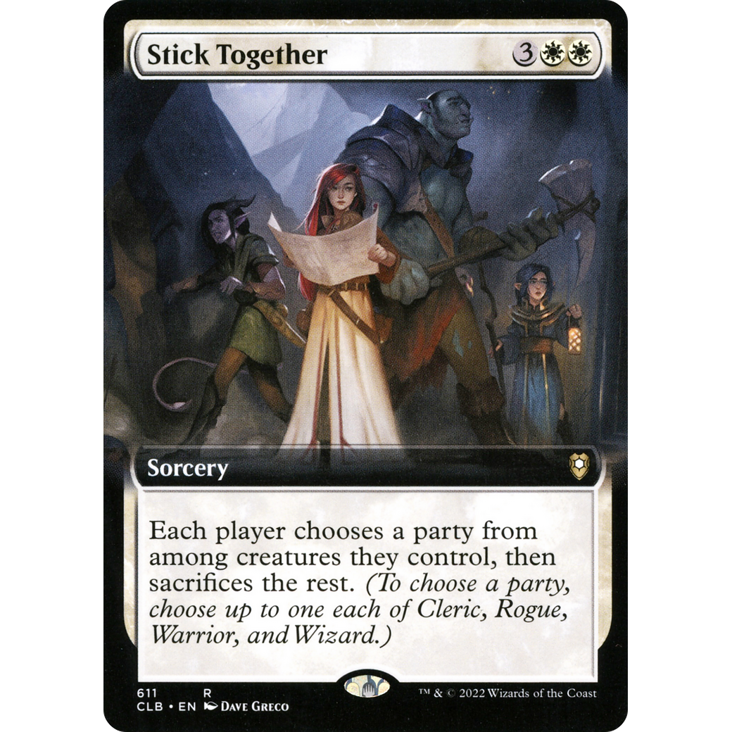 Stick Together (CLB-611) - Commander Legends: Battle for Baldur's Gate: (Extended Art)