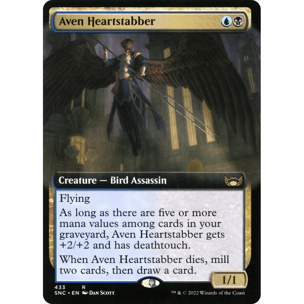 Aven Heartstabber (Extended Art) (SNC-433) - Streets of New Capenna: (Extended Art)