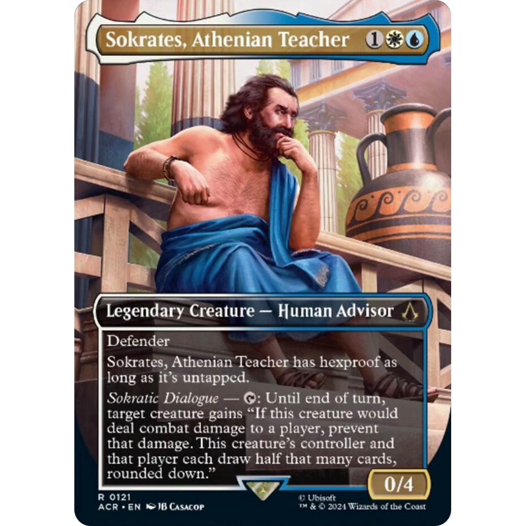 Sokrates, Athenian Teacher (Borderless) (ACR-121) - Assassin's Creed (Borderless)