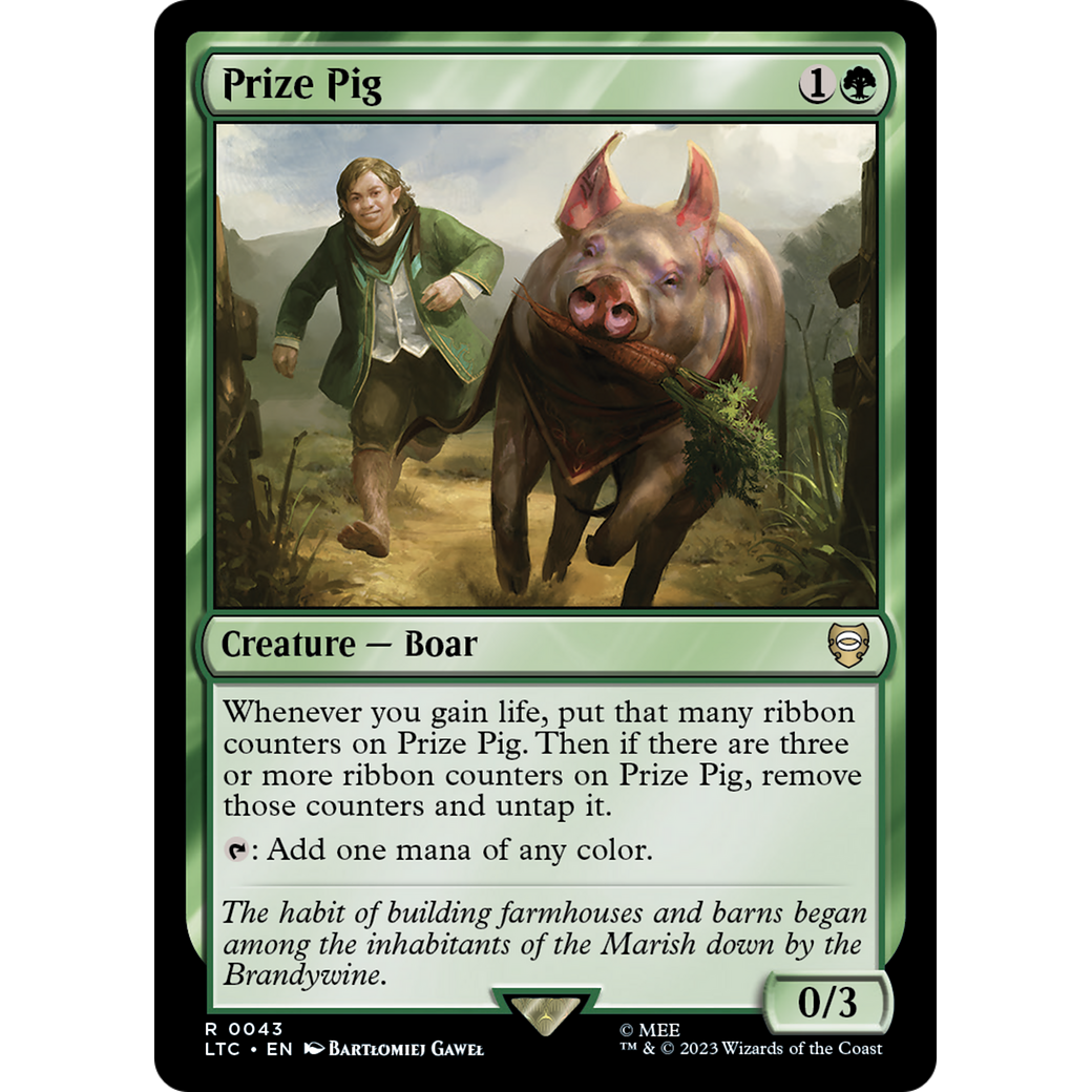 Prize Pig (LTC-043) - Tales of Middle-earth Commander