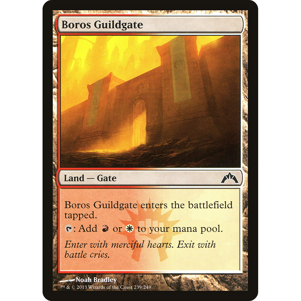 Boros Guildgate (GTC-239) - Gatecrash Foil