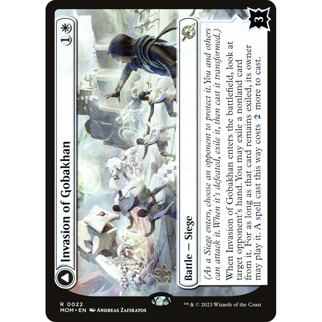 Invasion of Gobakhan // Lightshield Array (PRE-22S) - March of the Machine Promos Foil