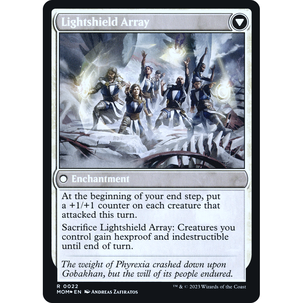 Invasion of Gobakhan // Lightshield Array (PRE-22S) - March of the Machine Promos Foil