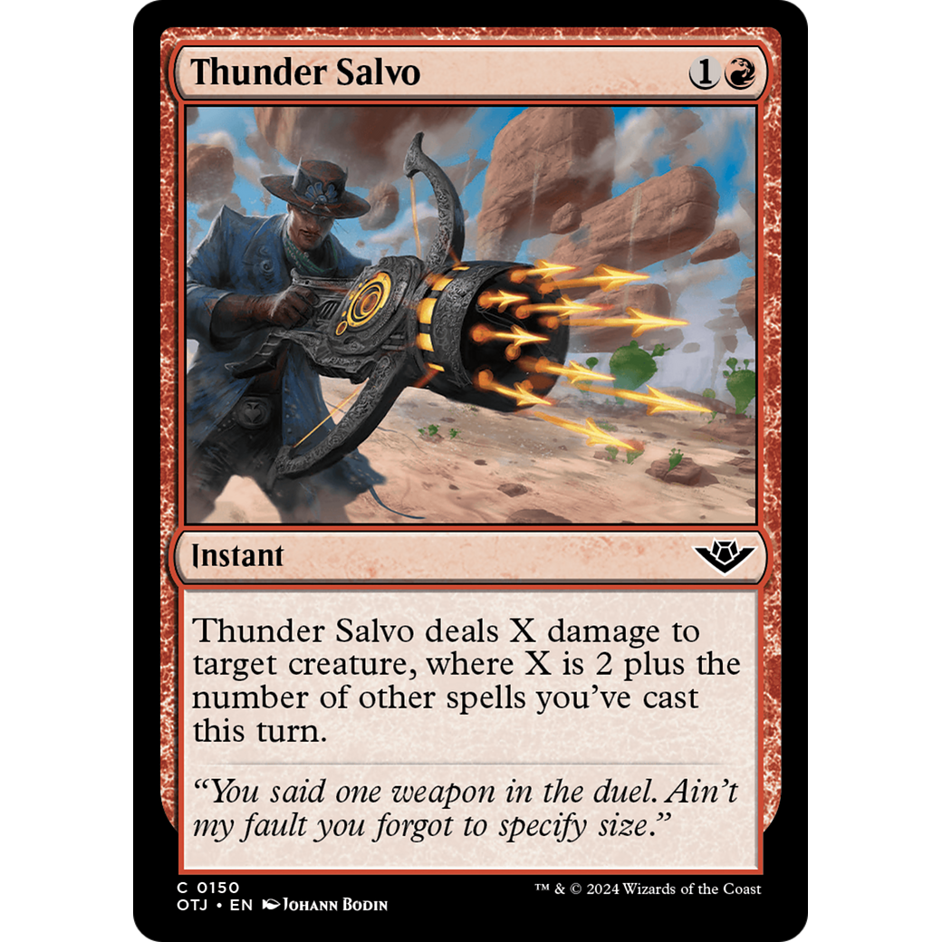 Thunder Salvo (OTJ-150) - Outlaws of Thunder Junction