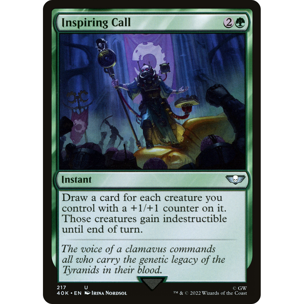 Inspiring Call (40K-217) - Warhammer 40,000 Commander