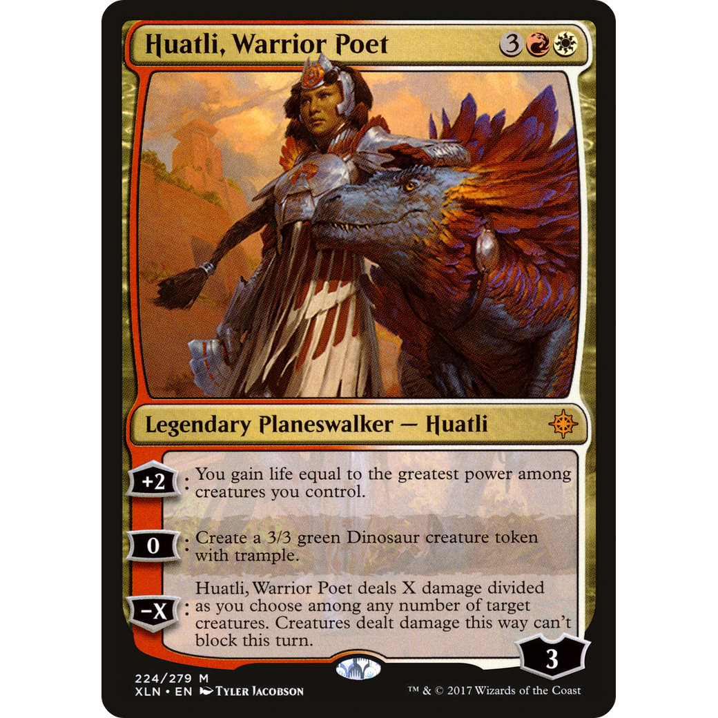 Huatli, Warrior Poet (XLN-224) - Ixalan Foil