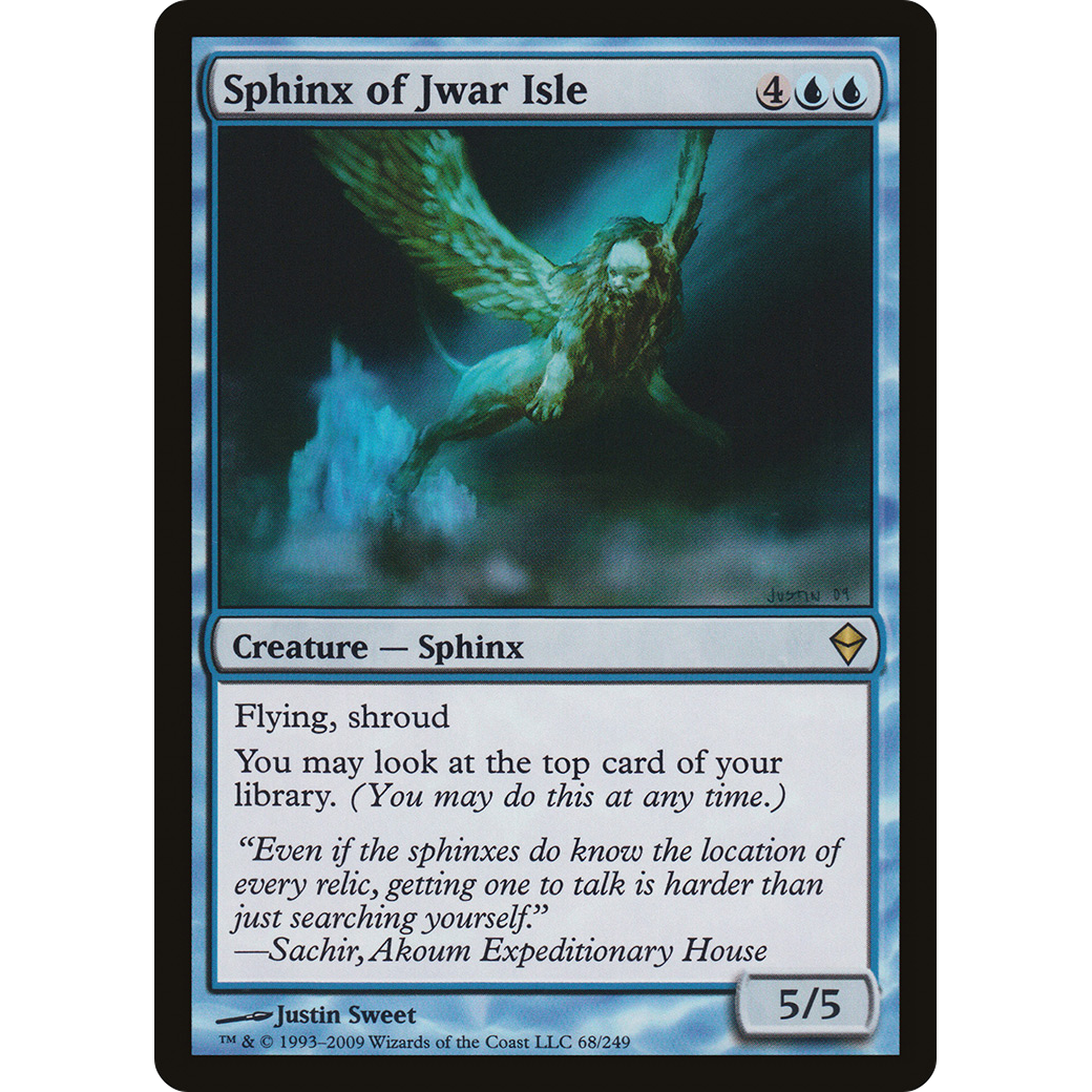 Sphinx of Jwar Isle (ZEN-068) - Zendikar Foil