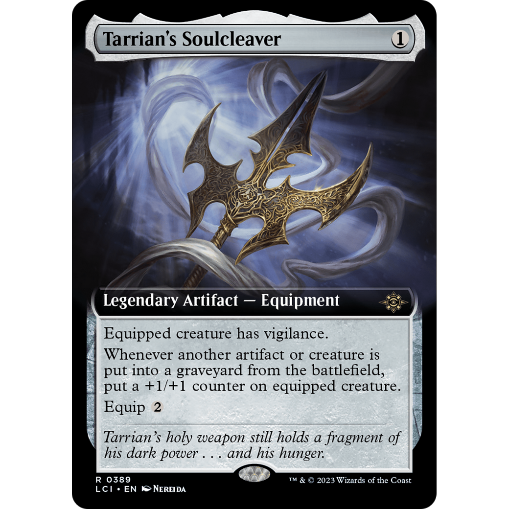 Tarrian's Soulcleaver (LCI-389) - The Lost Caverns of Ixalan: (Extended Art) Foil